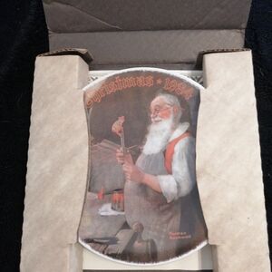 Norman Rockwell Christmas 1984 Collector Plate
